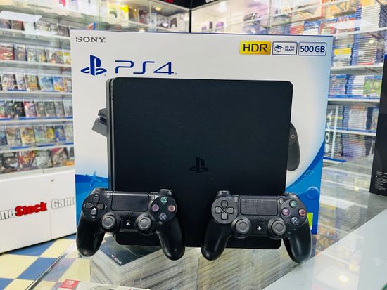 Sony Playstation 4 Slim 500GB CUH-2216A, С коробкой, S/N: 02274525741479487 (PS4, Б/У)
