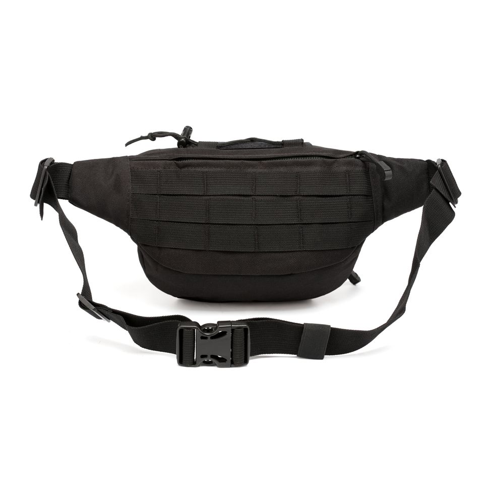 Cумка тактическая на пояс MOLLE (черная)
