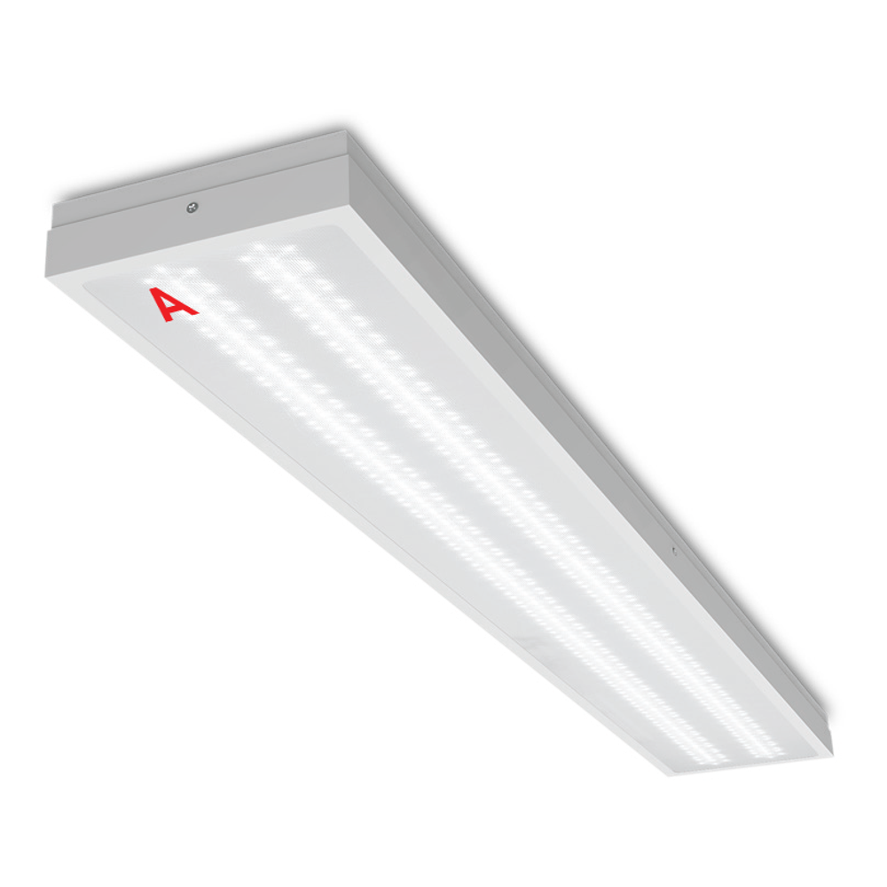 Светильник ЛАЙНЕР IP54 ДПО03-152 с БАП EM3 36Вт 6500К IP54 Микропризма 4400лм 1230х180х48мм WOLTA PRO