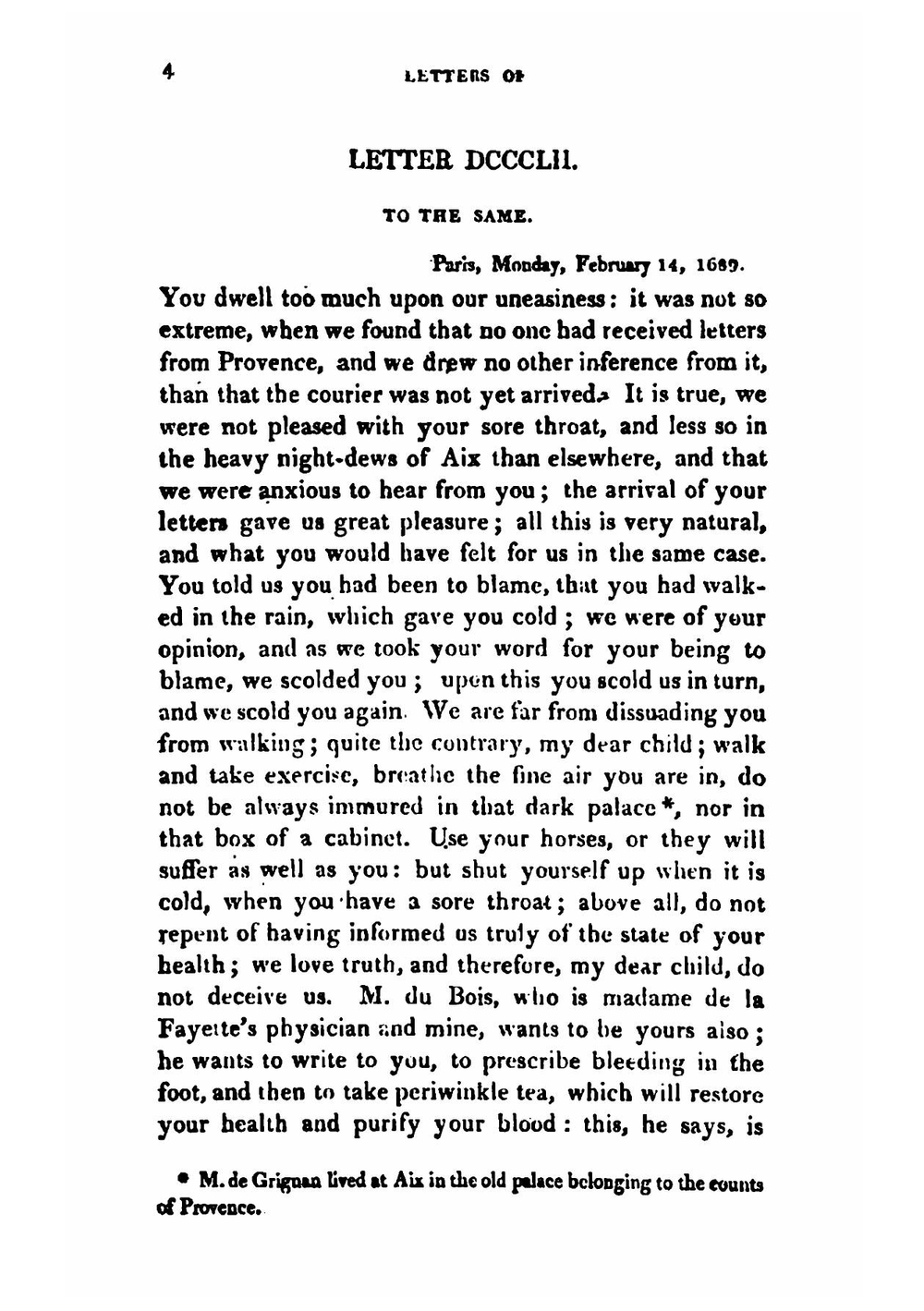 Letters of Madame de Sévigné to Her Daughter and Her Friends. Volume 8 | Marie de Rabutin-Chantal Sévigné