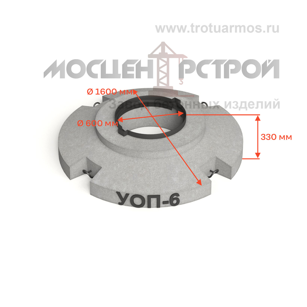 Усиленная опорная плита УОП-6