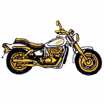 Нашивка Мотобайк 40Х80 (желтый)