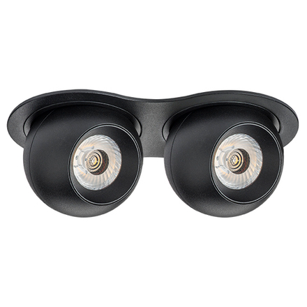 i6277474 Светильник INTERO LED 9W*2 850LM*2 24G ЧЕРНЫЙ 4000K (217627+217074+217074)