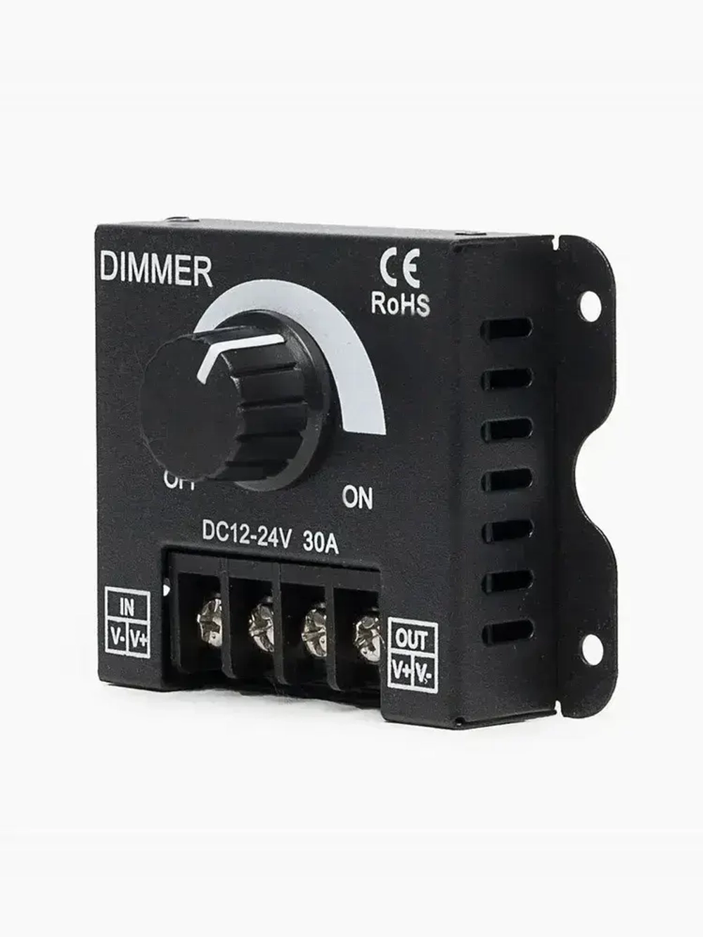 Регулятор яркости для светодиодных лент, диммер 12В /24В 30А Диммер