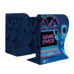 Подставка для книг и учебн. "Скейт" черн.металл (Феникс+)