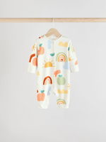 Комбинезон / Cлип для малышей Next E19-696, 3 шт., Светло-зеленый, Светло-желтый, Молочный