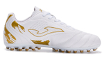 Children's JOMA Homer aguila MG people grass field non-slip wear-resistant low-top football shoes platinum