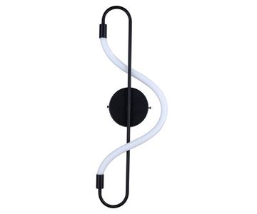 08040-L,19 Настенный светильник Далия черный 15w