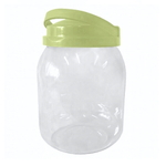 Емкость для хранения "Verona" круглая 2л ПЭТ (салатовый)