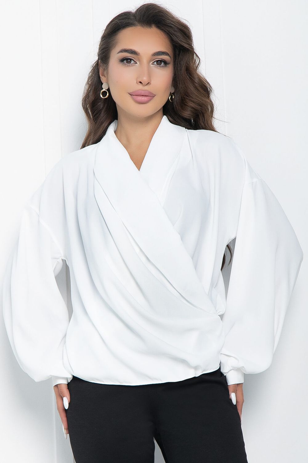 Блуза Незабываемая (белая) Б10887 LT Collection