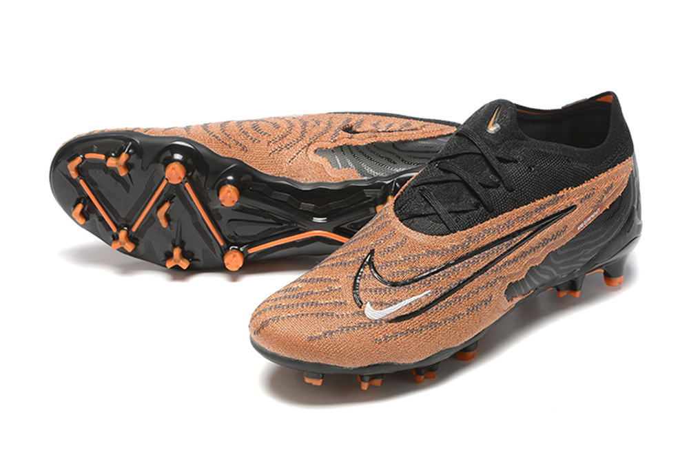 Бутсы Nike Phantom GX Elite FG (Черный+золотой)