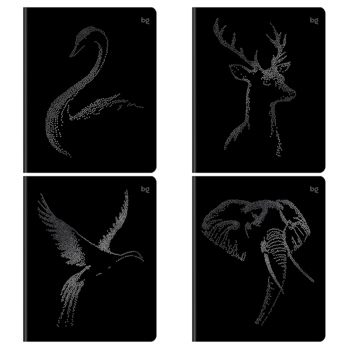 Тетрадь 48л., А5, клетка BG "Точечный мир", тиснение фольгой Т5ск48_тф 57633