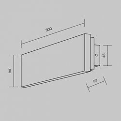 Накладной светильник Maytoni Basic Texture MOD461WL-L8BK