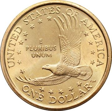 1 доллар (dollar) 2001 P США «Сакагавея»