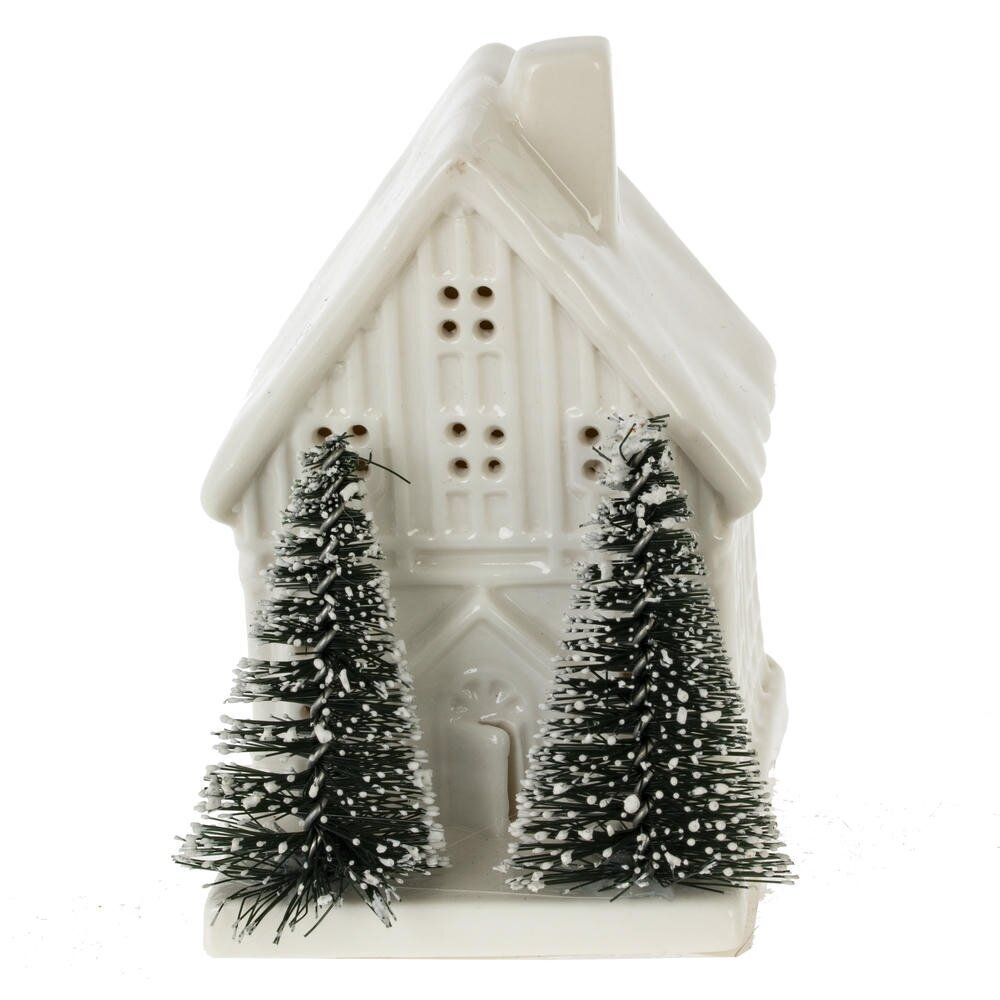 GAEM Фигурка декоративная с подсветкой "Домик", L6 W7,5 H9 см, LR44 2 шт.