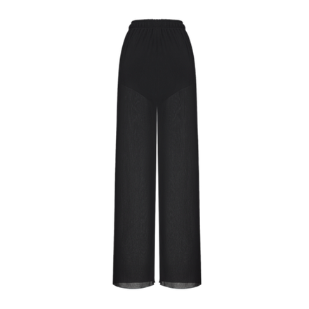 Брюки из шифона с принтом