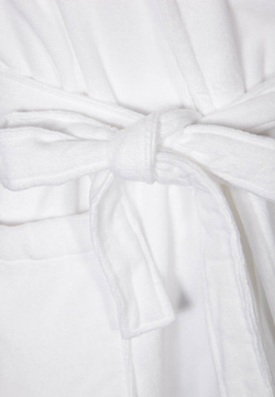 Элитный халат махрово-велюровый Feeling white от Vossen