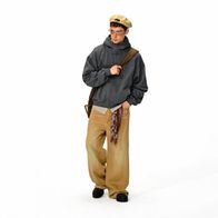 Худи-зиппер NOTHOMME ZIP MASK, серый