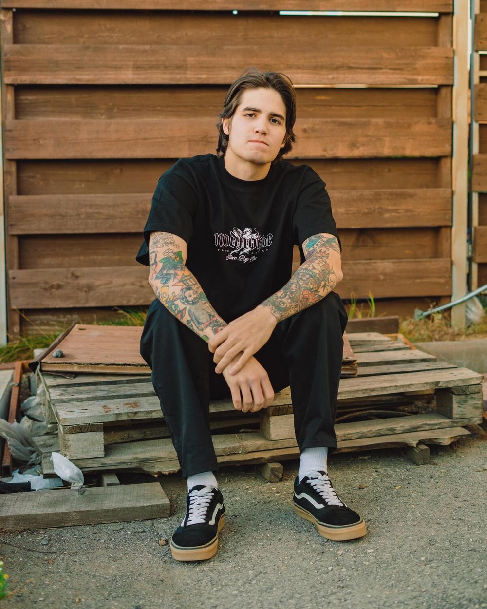 Футболка Подполье Маяк Reissue черная