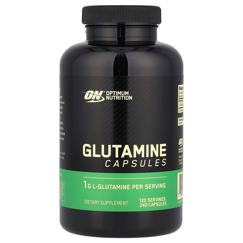 Optimum Nutrition, Глютамин, 240 капсул (0,5 г в каждой капсуле)