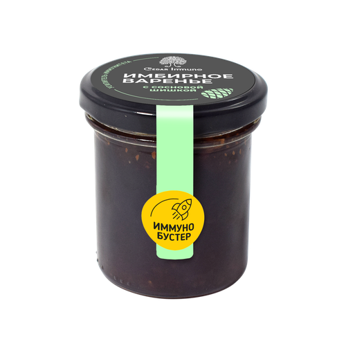 Варенье имбирное с сосновой шишкой / Immuno Booster 170 г / Сибирский кедр