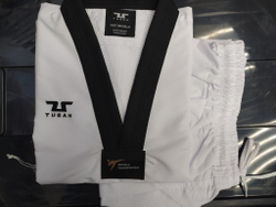 Добок WT Tusah EZ-Fit Lite Uniform Black V-neck Dan