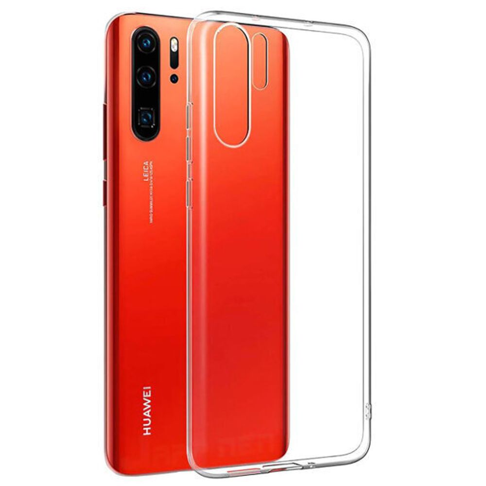 Чехол силиконовый для Huawei P30 Pro, прозрачный