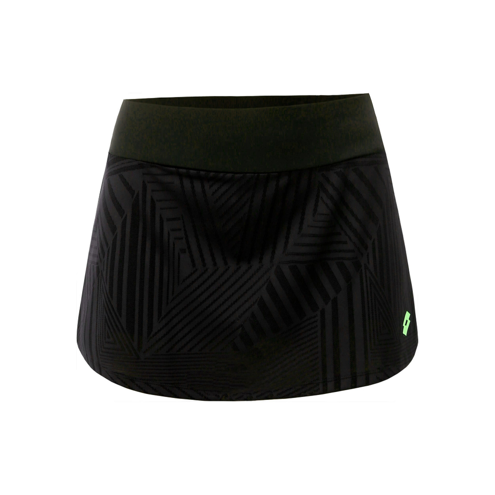 Женская теннисная юбка Lotto Superrapida V Skirt Women - Black, Green