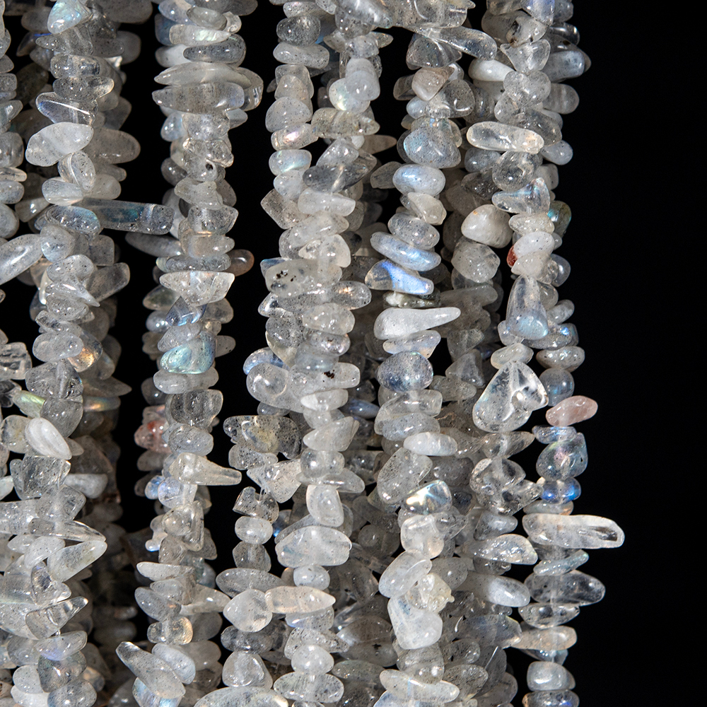 Лабрадор с яркой иризацией натуральный, фриформ, 4-10мм