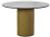 Стол DUBAI 120 Calacata gold gloss / gold velvet