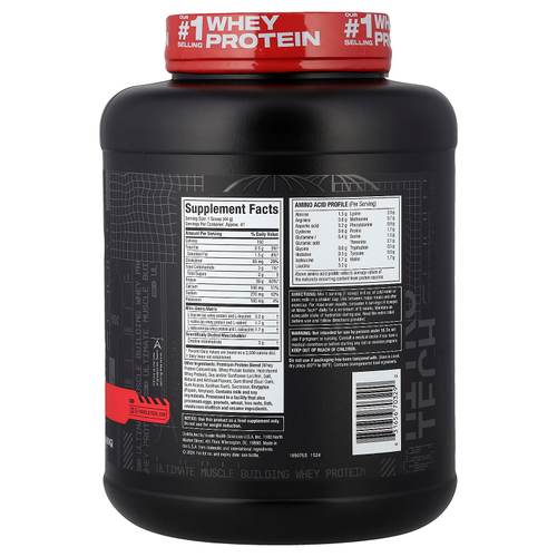 MuscleTech, Nitro-Tech ™ Whey Protein, ванильный крем, 1,81 кг (4 фунта)