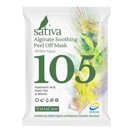 Маска альгинатная Sativa №105 успокаивающая (15г)