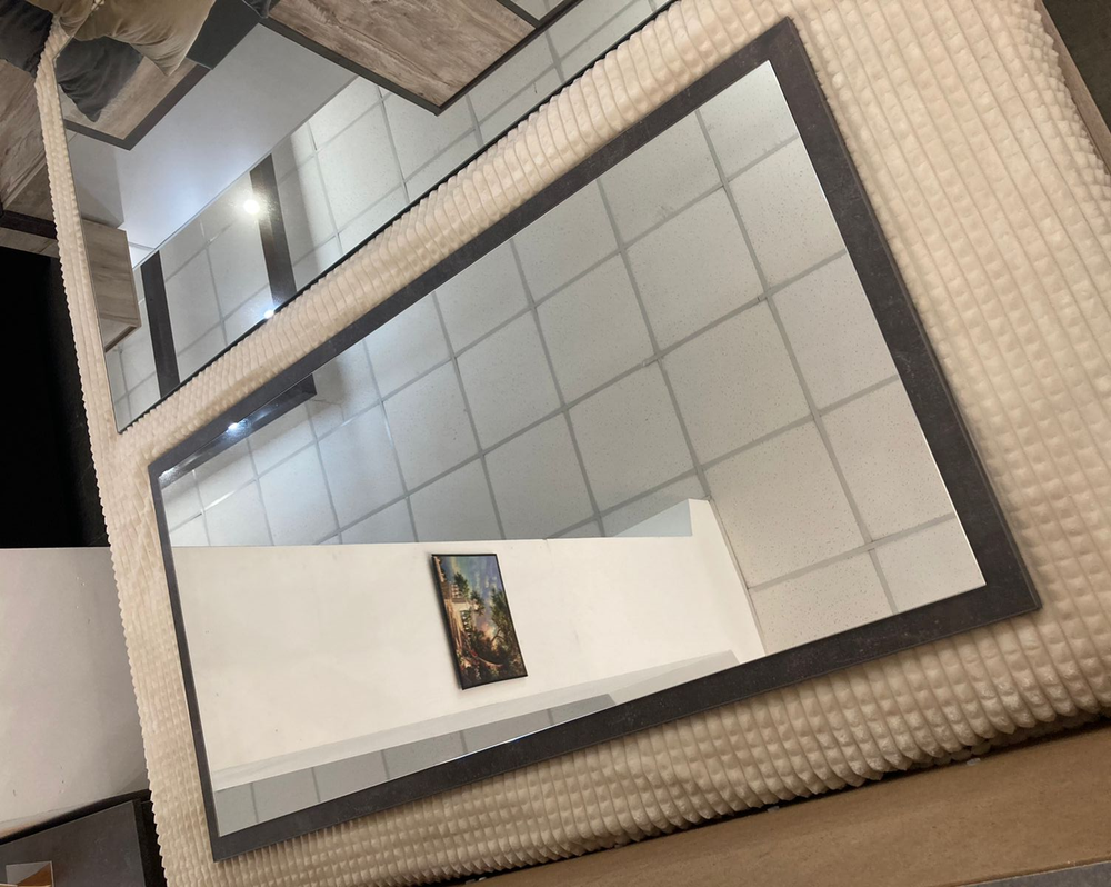 Зеркало к комоду комбинированному Клео Дуб Юкон/Ателье темное