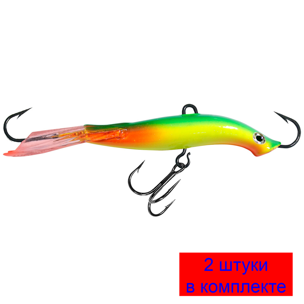 Балансир МИНОГА-7 76mm 102 (оранжевая спинка), 1 штука 20 г