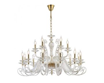 Подвесная люстра 18*E14 8576+12/C gold polished золото ANNABELLE Newport
