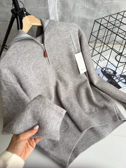 Свитер жен. 813-2 св-сер.