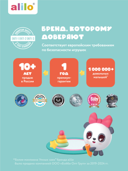 Интерактивная музыкальная игрушка alilo Малышарики. Модель Пандочка R1