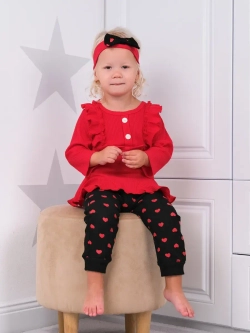 Летний костюм для девочки нарядный