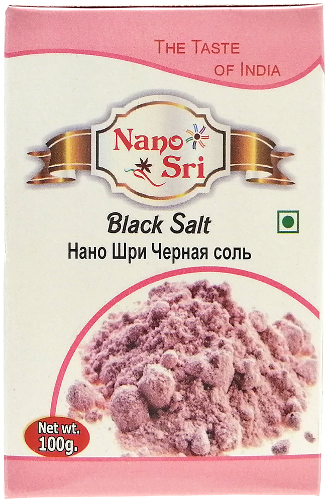 Соль Nano Sri черная 100 г
