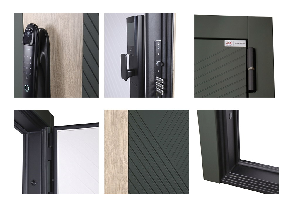 Стальная дверь "Vertu" (биометрический замок)