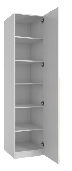 Шкаф пенал Аляска без антресоли, белый