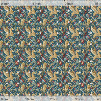 Средневековый исторический орнамент с грифоном by Catmancer 1200 DPI