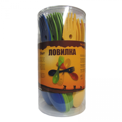 Ложка-вилка-нож Tramp TRC-069 (тубус 36 штук)