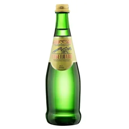 Минеральная вода «Набеглави» газированная 0,5 л. стекло в упаковке 12 шт.