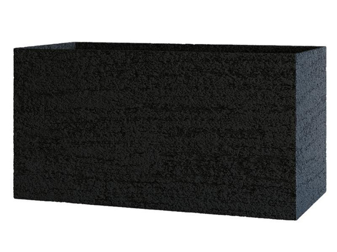 Кашпо Concretika Balcony 40x15x15 Erosia Black