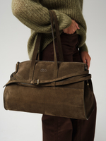 Замшевая сумка Rumi DBR 31152 тундра