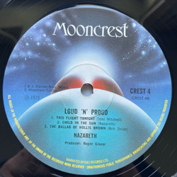 Винтажная виниловая пластинка LP Nazareth Loud N Proud (Англия 1973)