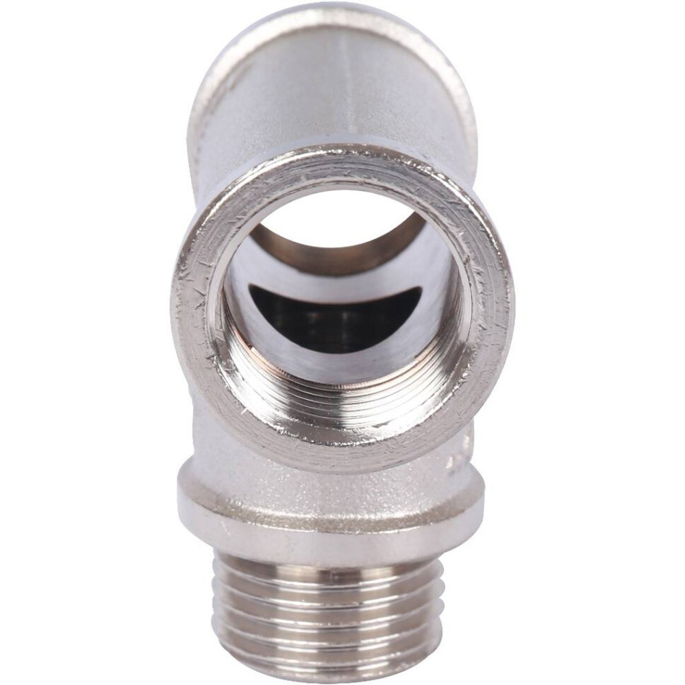 Тройник ВНВ никелированный 1/2"x1/2"x1/2" STOUT
