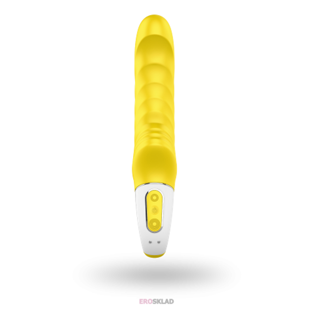 Желтый вибратор для точки G Satisfyer Vibes - Yummy Sunshine, 22 см