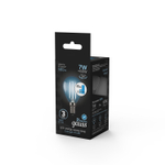 Gauss LED Filament Шар E14 7W 580lm 4100K 1/10/50 105801207 Ламп
